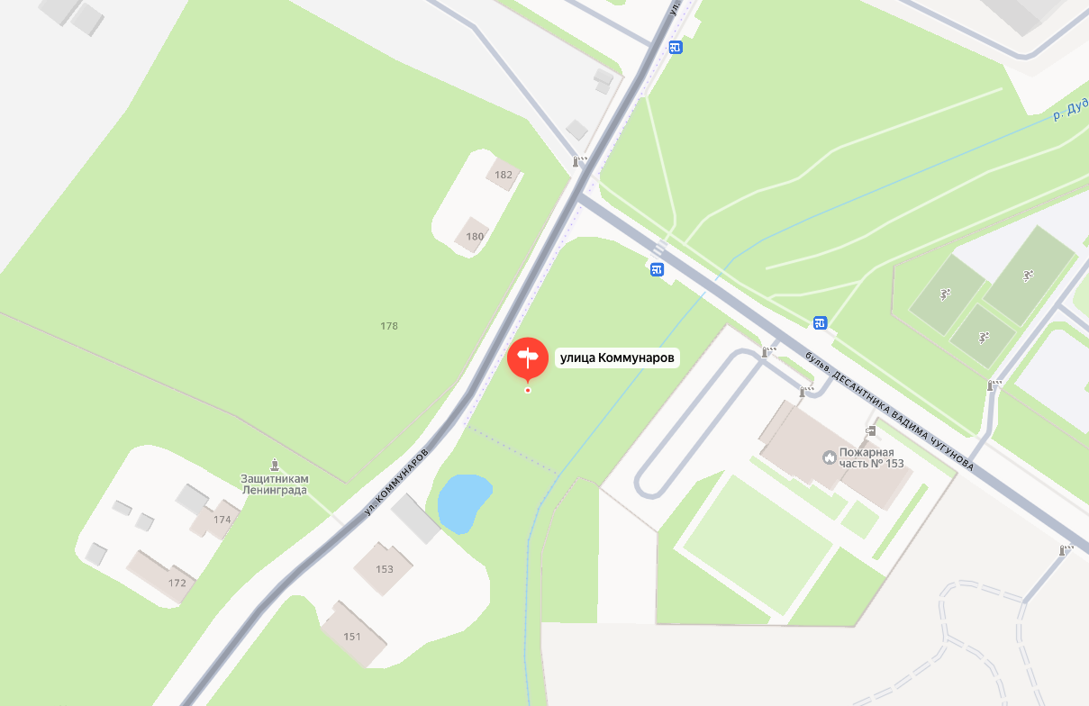 Расположение ТЦ ГОРЕЛОВО